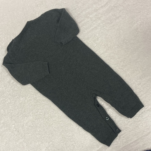 Spooked Knit Embroidered Ghost Halloween Romper 3/6m - Picture 4 of 7